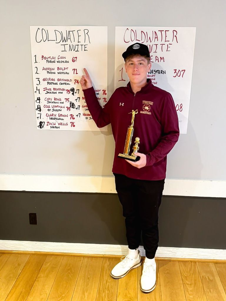 Host Coldwater takes 16th and 18th at own golf Invitational